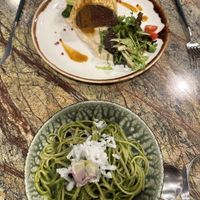 Tofu Wellington and Pesto Pasta   at Jardineiro - Vegan Kitchen in Porto