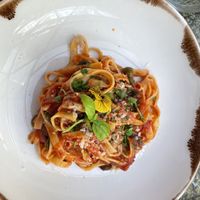 Tagliattelle alla puttanesca  at Jardineiro - Vegan Kitchen in Porto
