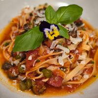 Tagliatelle alla putanesca at Jardineiro - Vegan Kitchen in Porto