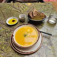 Delicious soup at Jardineiro - Vegan Kitchen in Porto