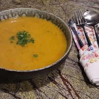 Carrot Soup at Jardineiro - Vegan Kitchen in Porto
