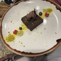 Chocolate Garden (but I preferred the cheese cake)  at Jardineiro - Vegan Kitchen in Porto
