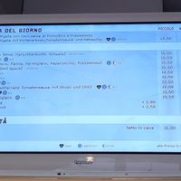 Menu, heart for vegan at Tschingg - Oerlikon in Zurich