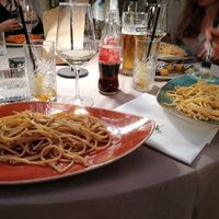 Vegan spaghetti with chili, Olive and garlic. at Cielo in Fiumicino