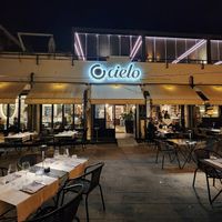Restaurant entrance at Cielo in Fiumicino