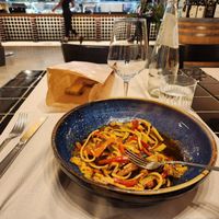 Table set up at Cielo in Fiumicino