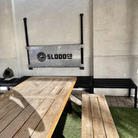 Outdoor seating   at SloDoCo in Atascadero