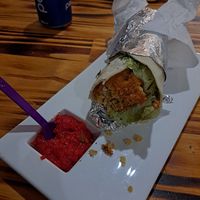 Shawarma de falafel at El Palacio Del Falafel in Montevideo