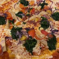 Mit veganem Hähnchen. Sehr zu empfehlen.  at L'Osteria in Hannover