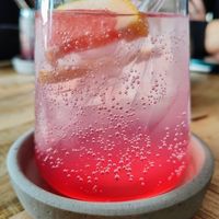 Grapefruit-Limonade at Alua Catering Cafe in Dresden