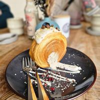 New York Roll mit Tiramisucreme at Alua Catering Cafe in Dresden