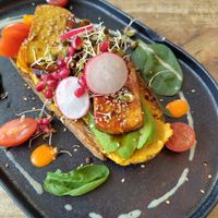 Terriaki Sandwich at Alua Catering Cafe in Dresden