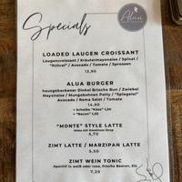 Spring '25 specials  at Alua Catering Cafe in Dresden
