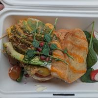 Egg Drop Sandwich at Alua Catering Cafe in Dresden