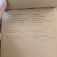 Speisekarte at Alua Catering Cafe in Dresden