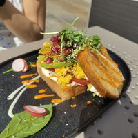 Avocado Toast at Alua Catering Cafe in Dresden