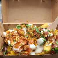 Currywurst Fries at Frittenwerk - Hbf Köln in Cologne