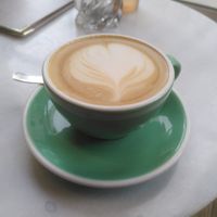 Oatmilk Cappuccino at Café Bigoti in Leipzig