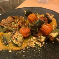 Espetada de legumes   at Cafe Manah in Lisbon