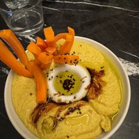 Hummus  at Petra in Sevilla