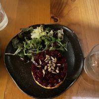 Tartar de remolacha   at Petra in Sevilla