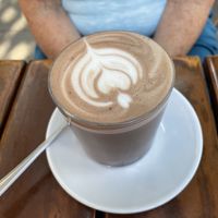 Hot chocolatee  at IVY Bistro & Café in Hamburg