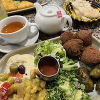 Stuffed vine leaves mezze 🥙  at Nomad Cafe and Deli in Harrogate