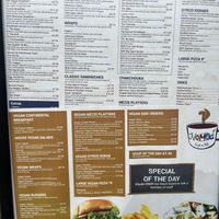 Menu at Nomad Cafe and Deli in Harrogate