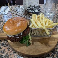 Vegan Sweet & Savoury Burger at Nomad Cafe and Deli in Harrogate