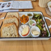 Nordisches Frühstück mit 'Lachs' und 'Hering' at Katers Köök in Hamburg