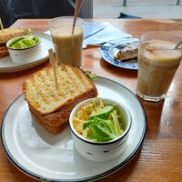 Vegan tuna sandwich at Katers Köök in Hamburg
