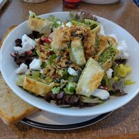 Maultaschensalat mit Veta at Katers Köök in Hamburg