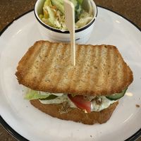 Thunvisch sandwich without pinned  at Katers Köök in Hamburg