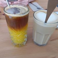 Orangen Espresso und Latte Macchiato Koffeinfrei at Katers Köök in Hamburg