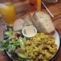 Scrambled Tofu. Really delish. at Katers Köök in Hamburg
