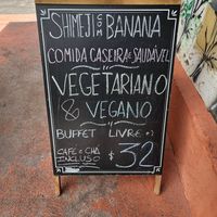 Wonderful all-you-can-eat vegan restaurant #Veganuary at Shimeji com Banana in Sao Paulo