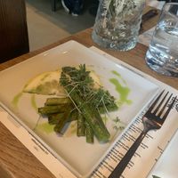 Grilled asparagus   at ROK in Reykjavik