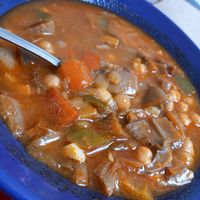 Callos veganos at Mesón O Recuncho in Viveiro