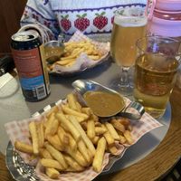 Chips & curry sauce (VE/GF) #Veganuary at Pint Shop in Cambridge