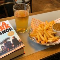 Chips & curry sauce (VE & GF)  at Pint Shop in Cambridge