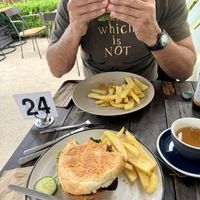 Burgers 🍔   at Glee Coffee Roasters in Wyong