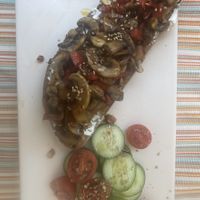 Creamy mushrooms  at The Rabbit Hole in Dalyan