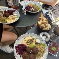 Falafel plate   at Picknick Cafe - City in Frankfurt