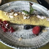 Moroccan pancakes  at Picknick Cafe - City in Frankfurt