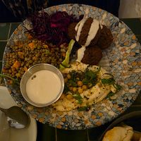 Falafel Plate at Picknick Cafe - City in Frankfurt