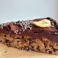 Chocolate chip banana cake at Picknick Cafe - City in Frankfurt