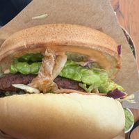 Burger  at Ibiza bowls in Copenhagen