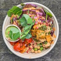 Vegan Deluxe Bowl at Ibiza bowls in Copenhagen