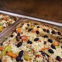 Basmati rice with vegetables and nuts at Simple Food Punkt in Sofia