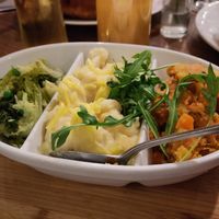 Veg that comes with nut roast at The Old Bath Arms in Frome